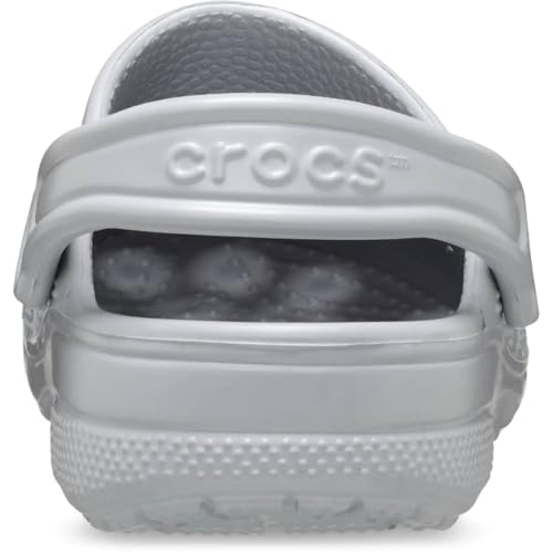 Crocs Mens and Womens Baya Clog, Light Grey, 14 US Women / 12 US Men