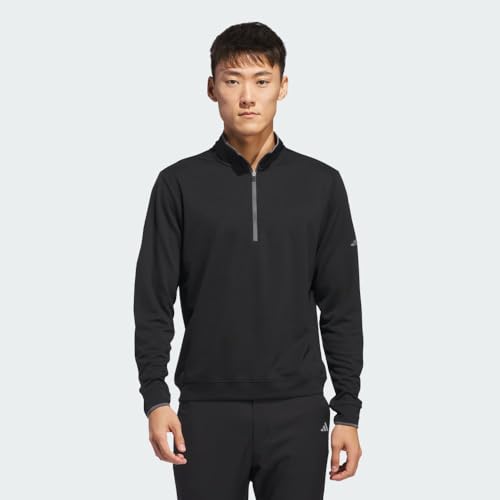 adidas mens Lightweight Half-zip Top