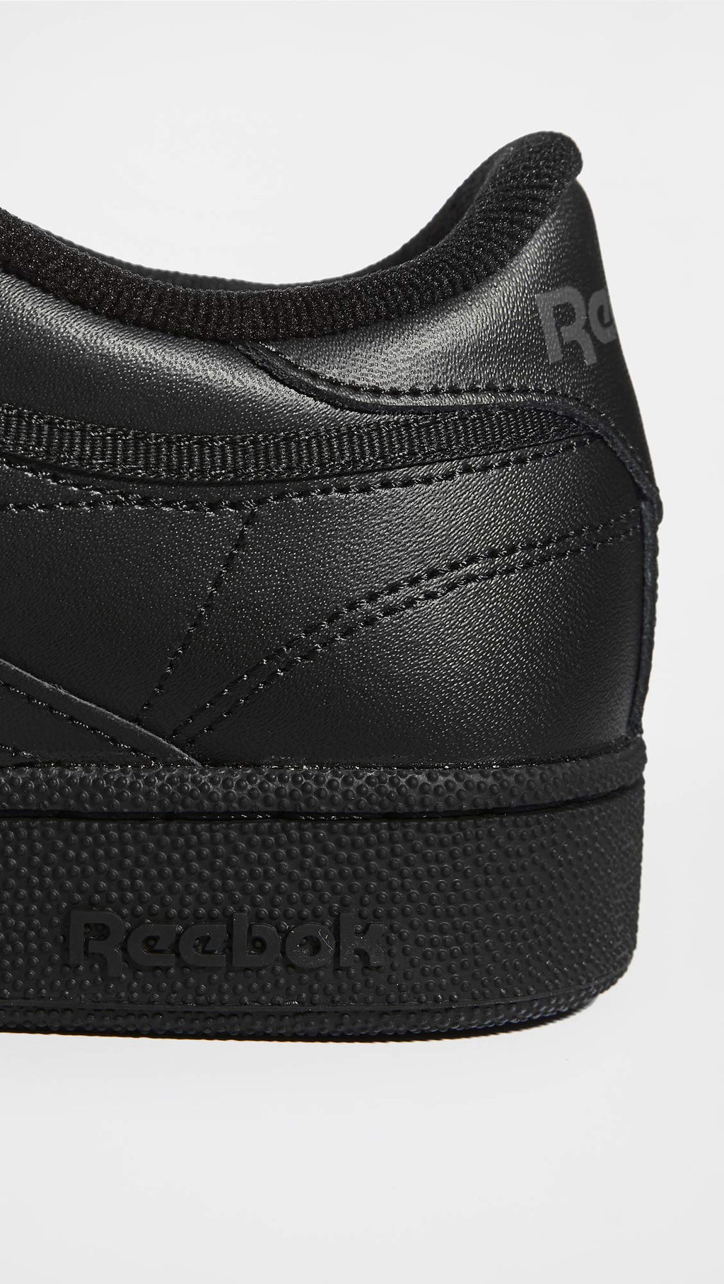 Reebok Club C 85 Mens Tennis Shoes, Casual Fashion White Sneakers for Men, Int-Black/Charcoal, 13