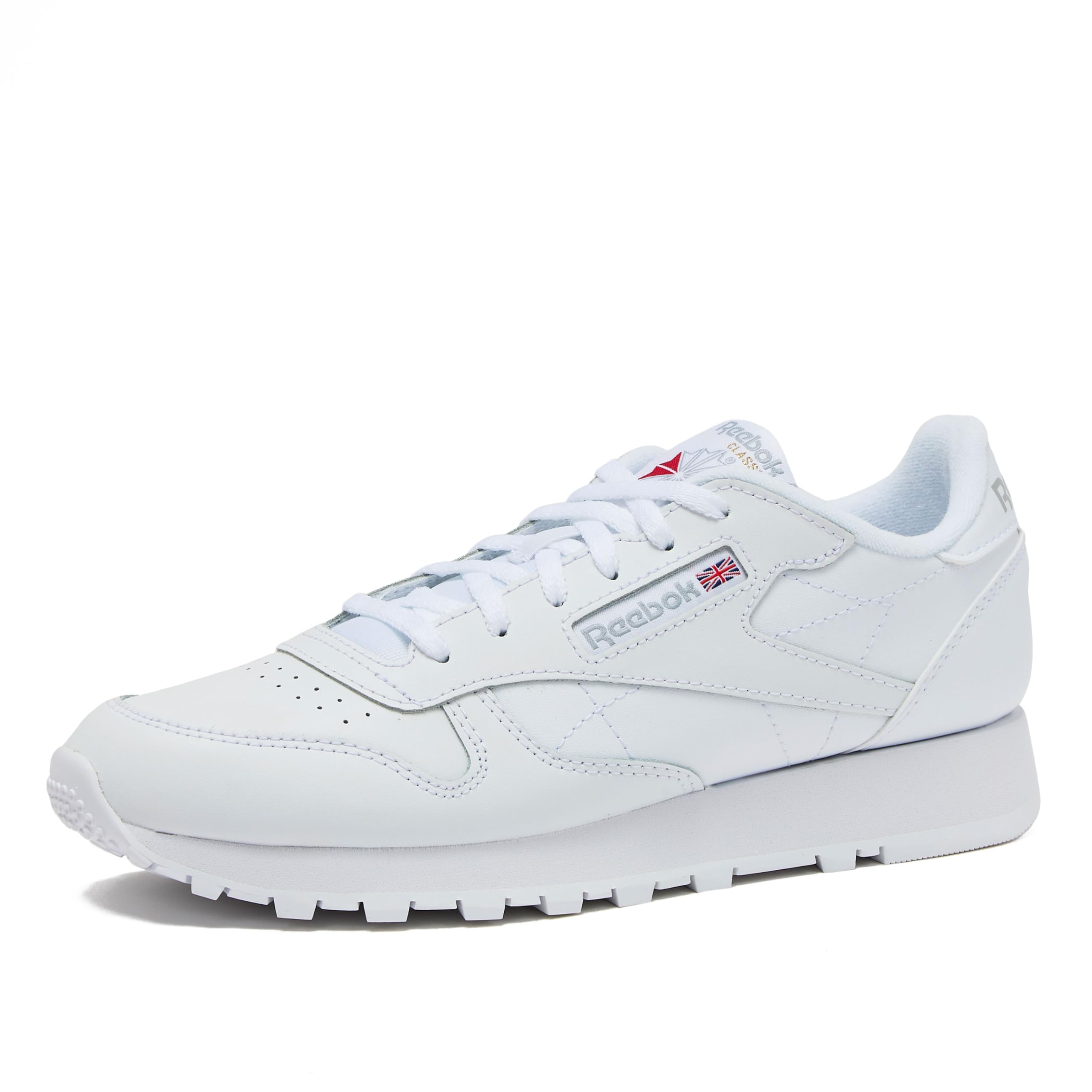Reebok Classic Leather Girls & Boys Shoes for Kids, Toddler, Little Kid or Big Kid Sneakers, White, 6 Big Kid