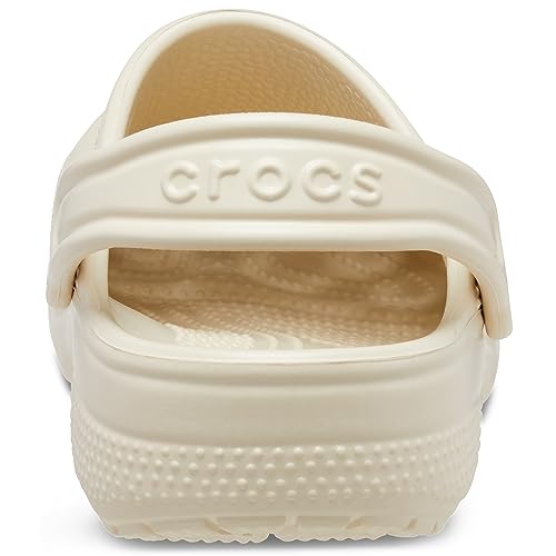 Crocs Kids Classic Clog (Toddler) - Clogs for Kids - Synthetic Upper - Ventilation Holes - Round Toe Bone 7 Toddler M
