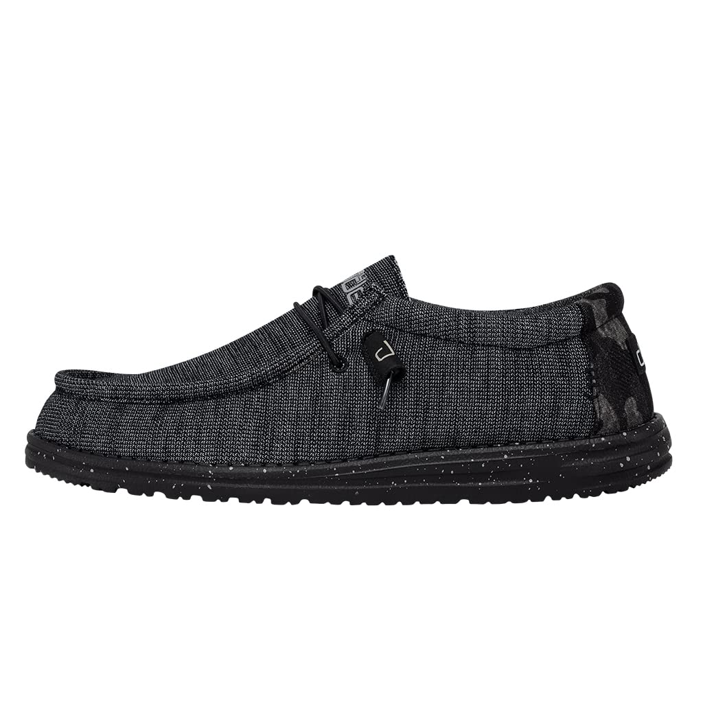 Hey Dude Men's Wally Stretch | Men's Loafers | Comfortable & Light-Weight