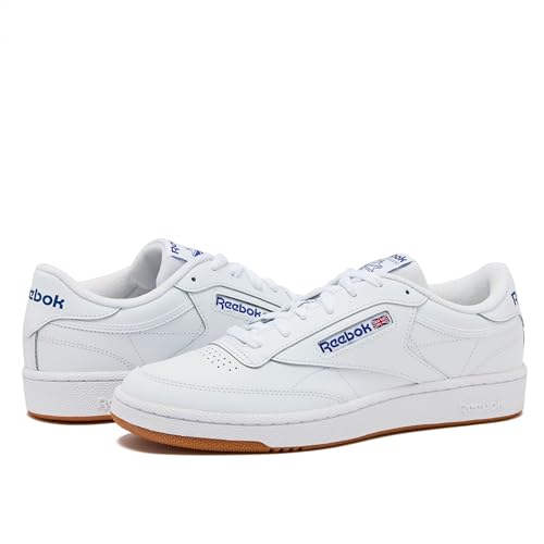 Reebok Men's Club C 85 Tennis Shoes, Casual Fashion White Sneakers