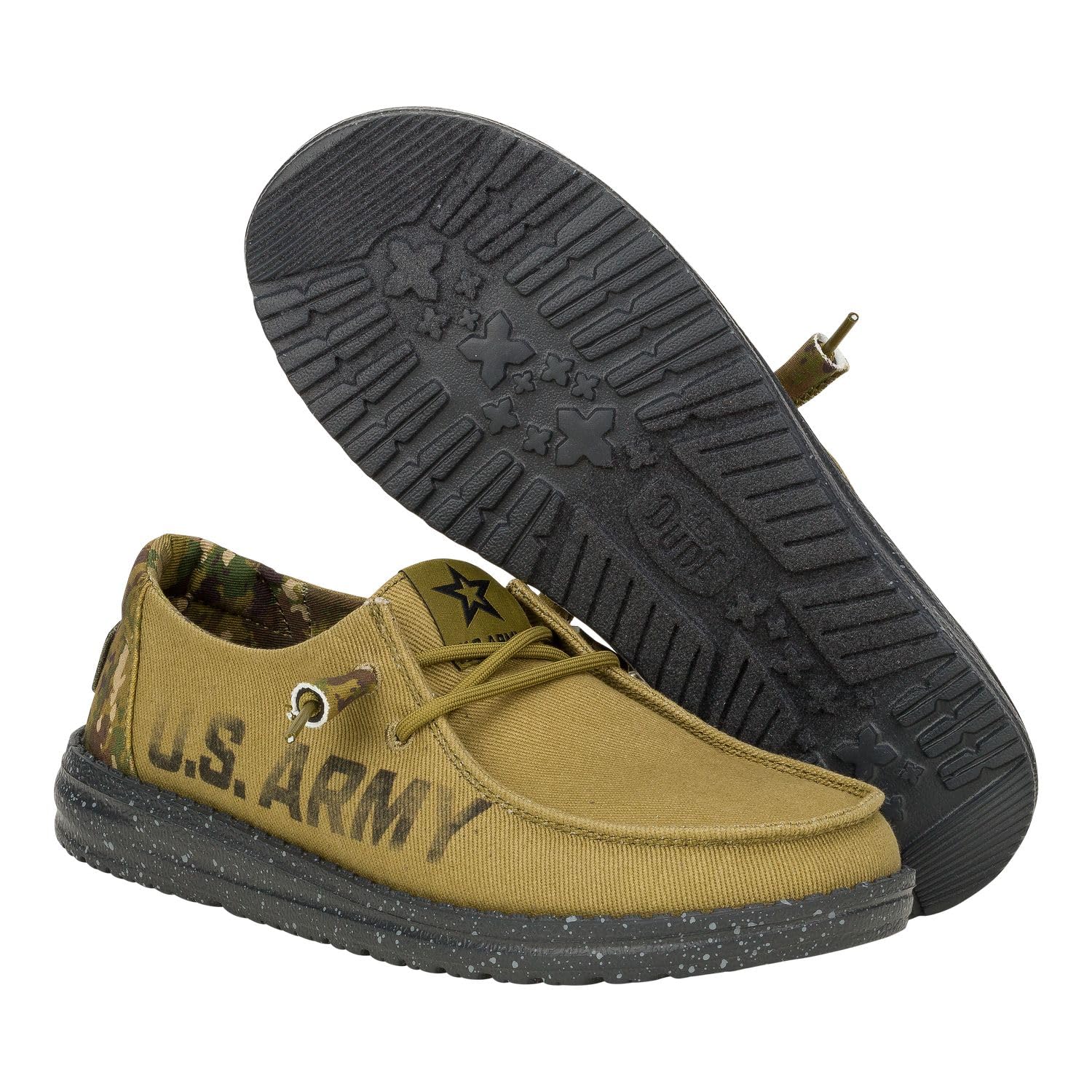 Hey Dude Wendy US Armed Forces, Navy, Army, Women’s Shoes, Women’s Slip-on Loafers, Comfortable & Light-Weight