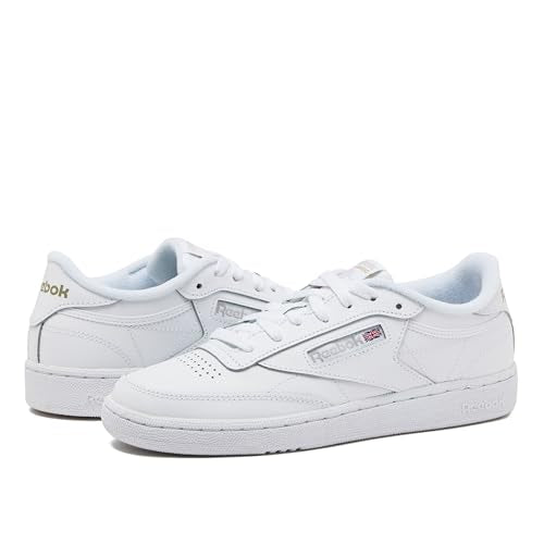 Reebok Men's Club C 85 Tennis Shoes, Casual Fashion White Sneakers
