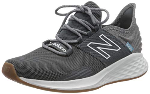 New Balance Kid's Fresh Foam Roav V1 Lace-up Running Shoe, Black, 7