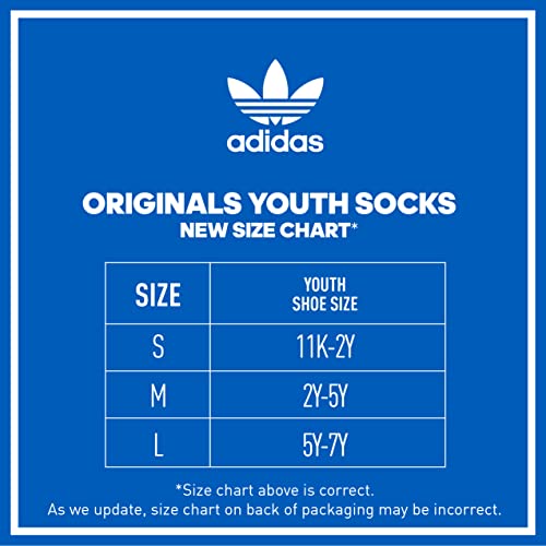 adidas Originals Unisex child Athletic Cushioned Crew Socks OG (6 pairs) durable breathable