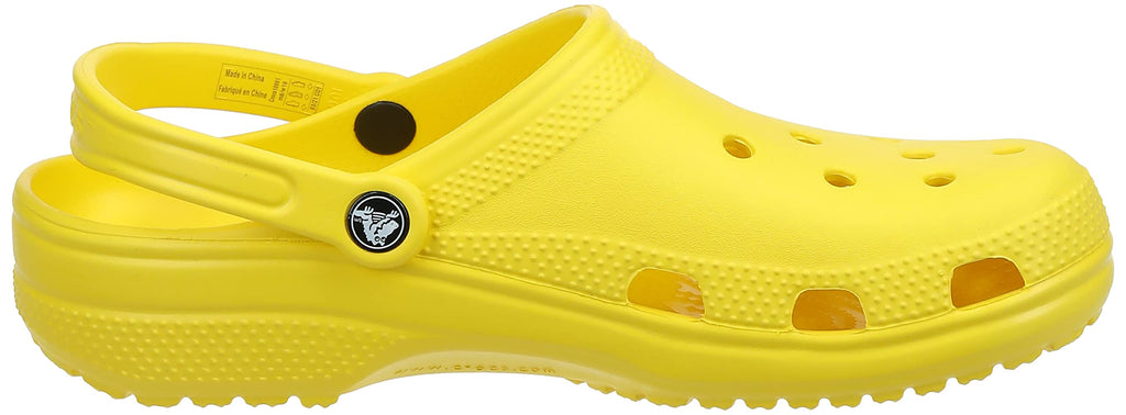 Crocs Unisex-Child Classic Clogs, Lemon, 5 Toddler