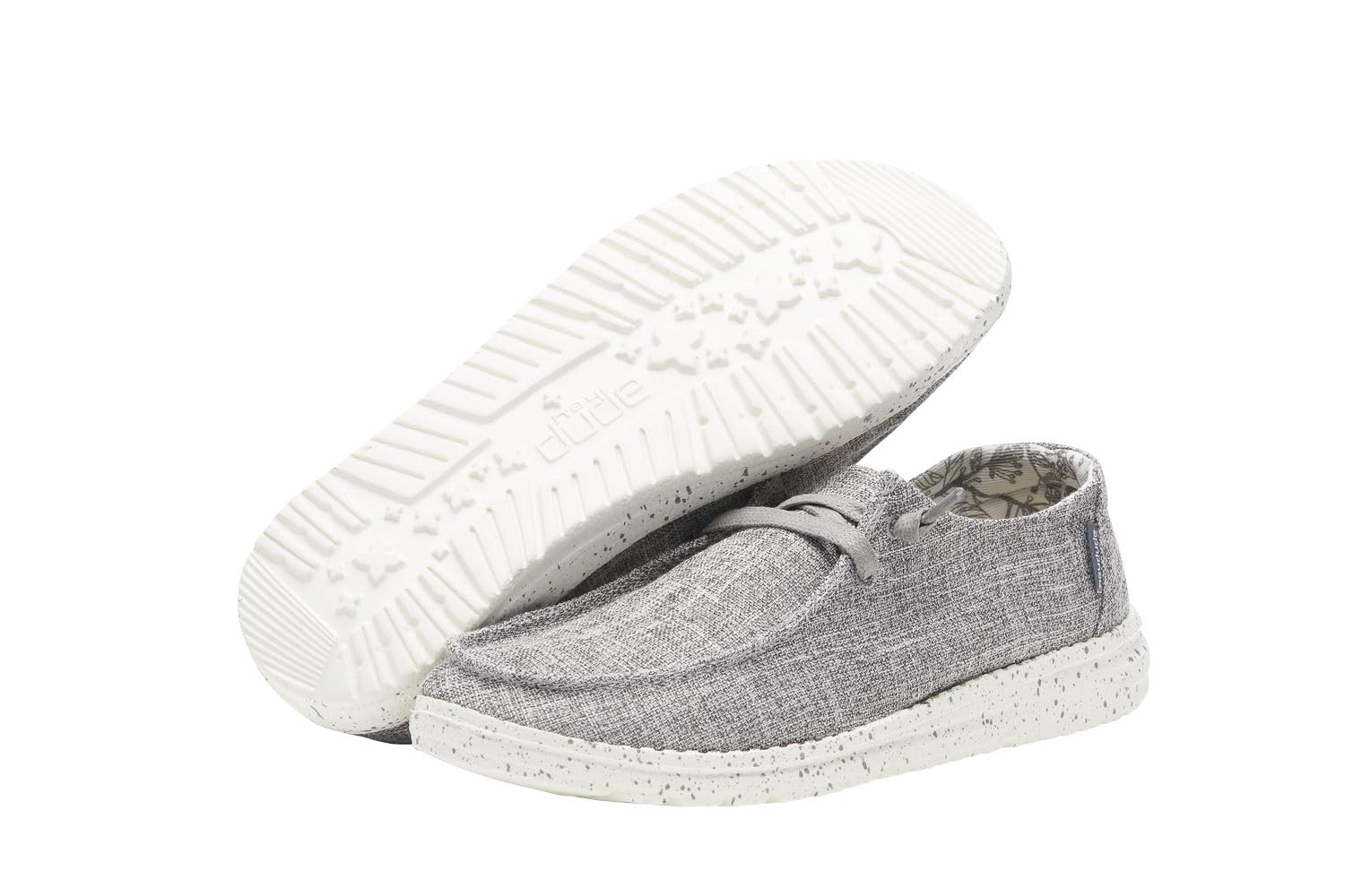 Hey Dude Women's Wendy Chambray | Women's Shoes | Women's Lace Up Loafers | Comfortable & Light-Weight