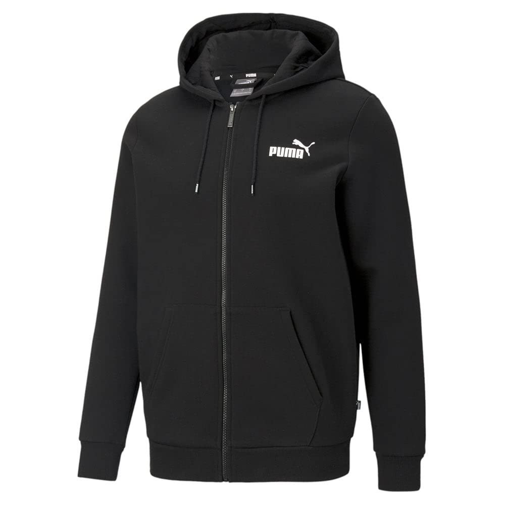 PUMA mens Essentials Full Zip Fleece Hoodie