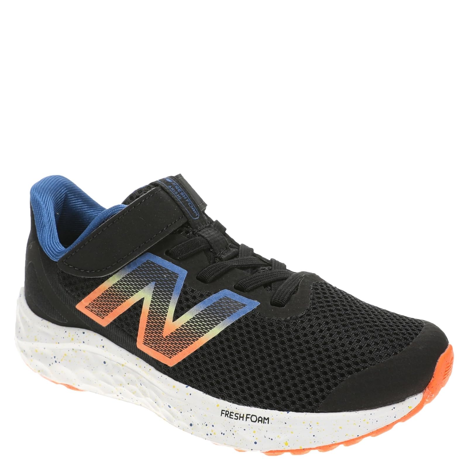 New Balance Kids’ Fresh Foam Arishi V4 Bungee Lace with Top Strap Running Shoe