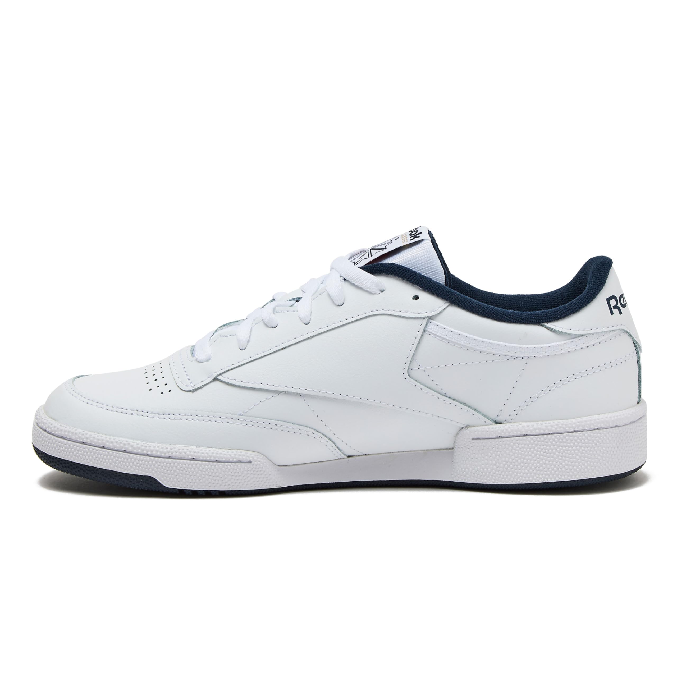 Reebok Men's Club C 85 Walking Shoe, White/Navy, 11.5 M US