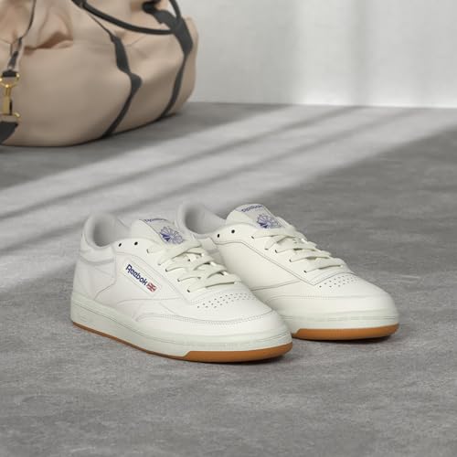 Reebok Men's Club C 85 Tennis Shoes, Casual Fashion White Sneakers