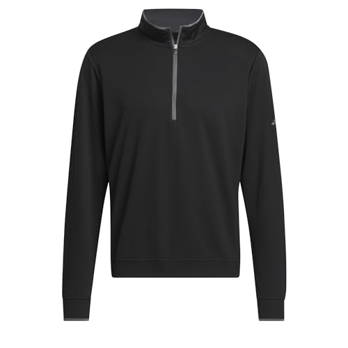 adidas mens Lightweight Half-zip Top