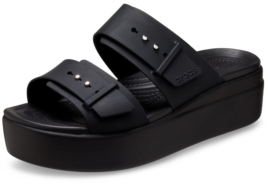 Crocs Women's Brooklyn Buckle Low Wedges