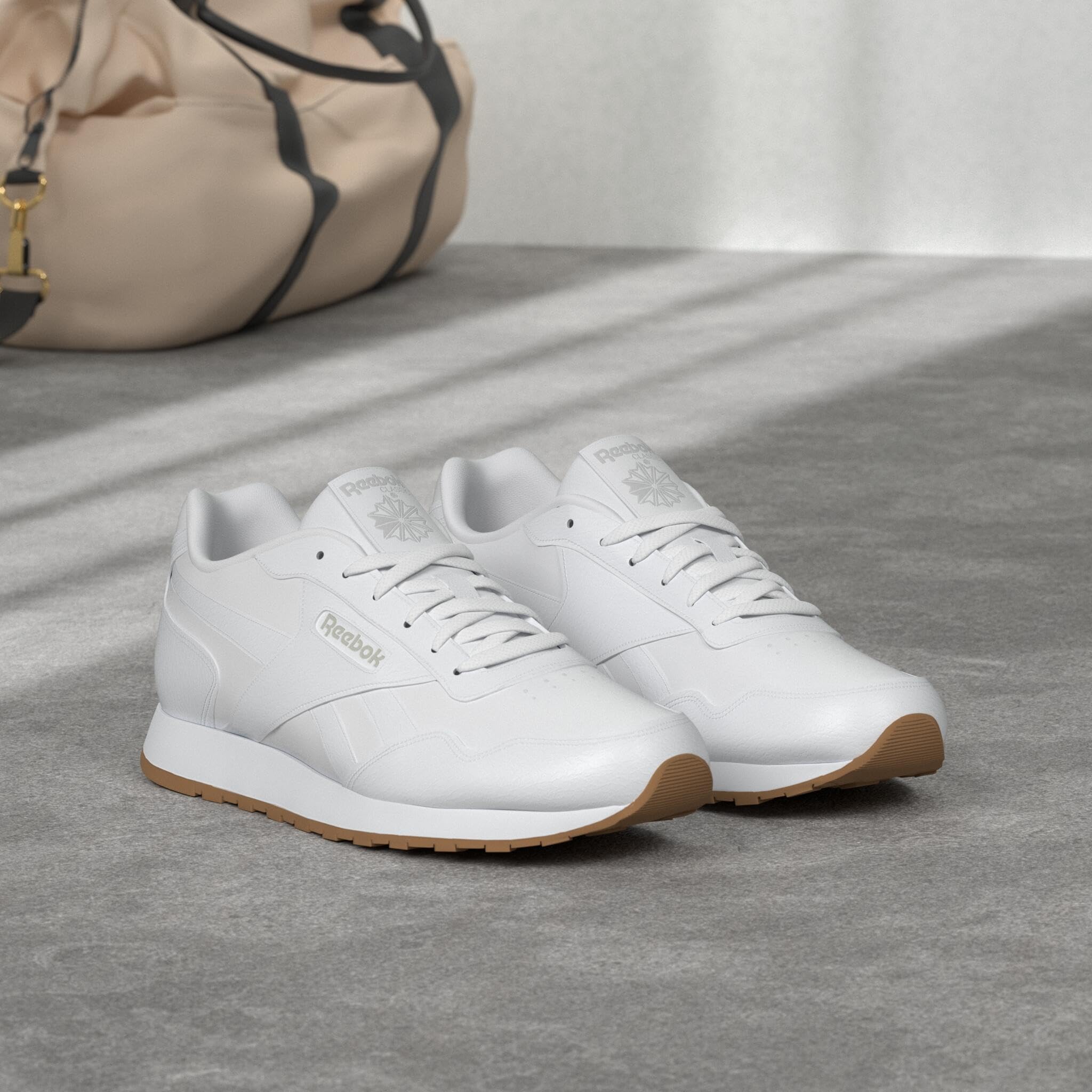 Reebok Women's Classic Harman Run Casual Sneakers White/Gum