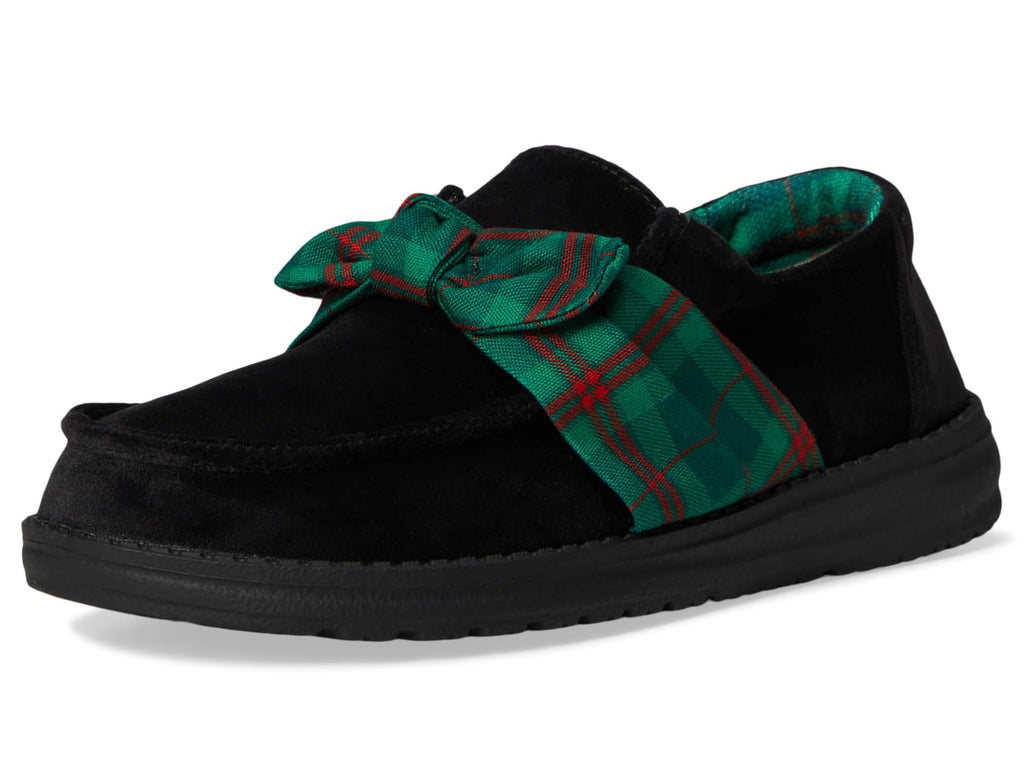 HEYDUDE Women's Wendy Bow Tartan Plaid Loafer