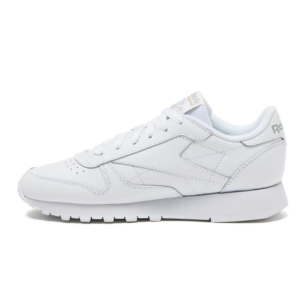 Reebok Classic Leather Sneakers for Women - Tennis Shoes Womens Size 5 to 12, Footwear White/Footwear White/Pure Grey3, 9