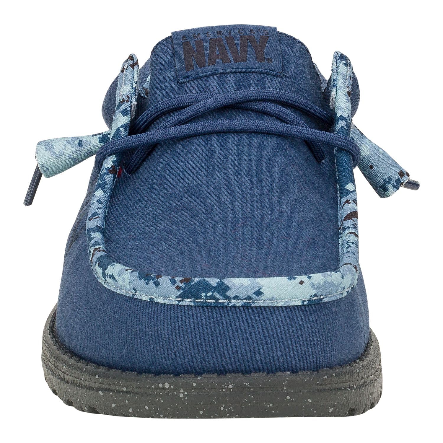 Hey Dude Wally US Army/Navy, Men’s Shoes, Men's Slip-on Loafers, Comfortable & Light-Weight