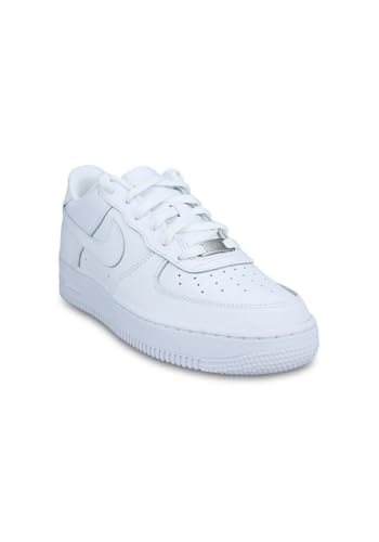 Nike Boys Air Force 1 The (GS) Basketball Shoes, White, 8.5 AU