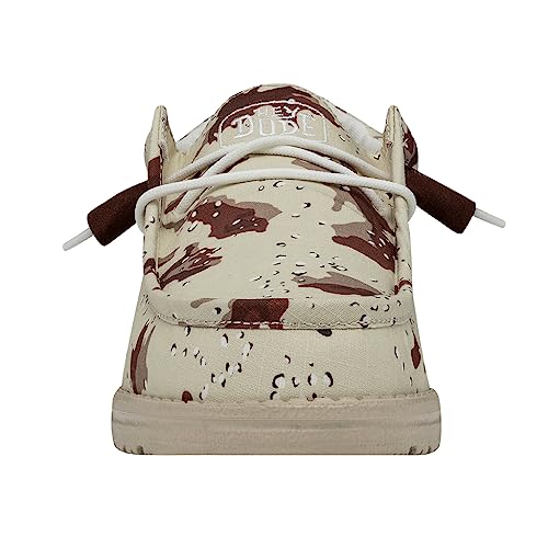 Hey Dude Men's Wally Camo | Men's Loafers | Men's Slip On Shoes | Comfortable & Light-Weight