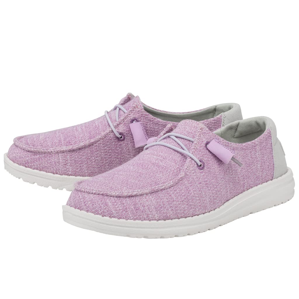 HEYDUDE Women's Wendy Canvas, Women’s Shoes, Women's Slip-on Loafers, Comfortable & Light-Weight