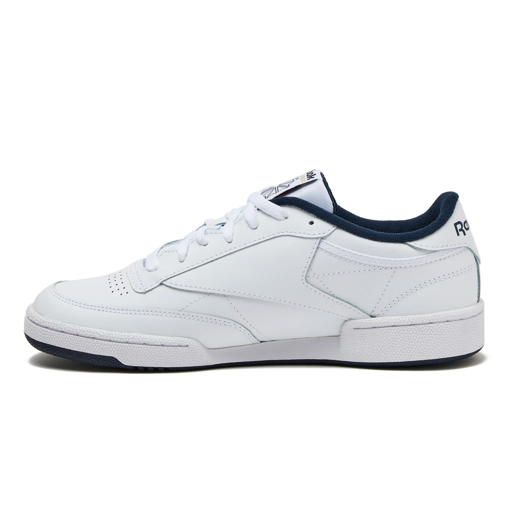 Reebok Men's Club C 85 Walking Shoe, white/navy, 7.5 M US