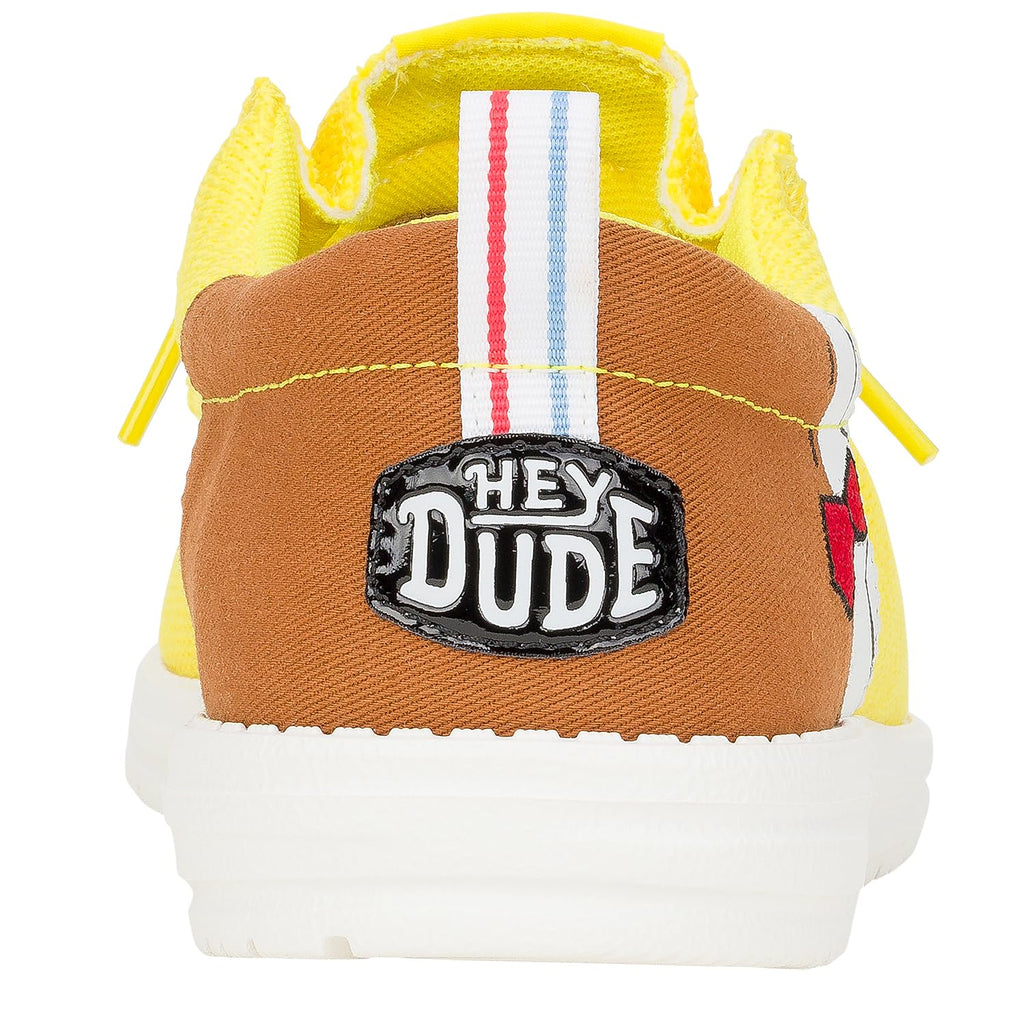 HEYDUDE X Spongebob, Men's Slip-on Loafers, Comfortable & Light-Weight