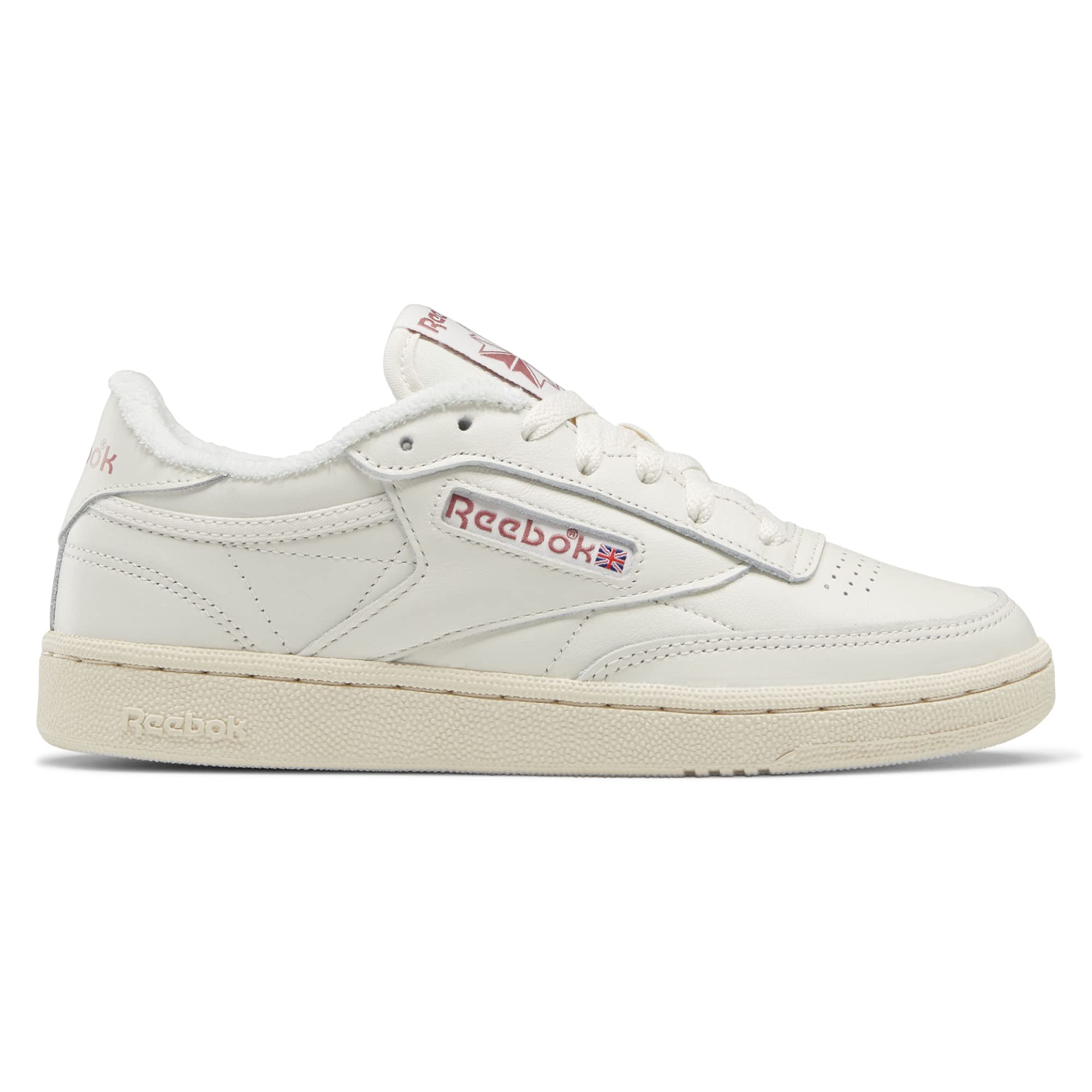 Reebok Womens Club C 85 Vintage,Chalk/White/Rose,8