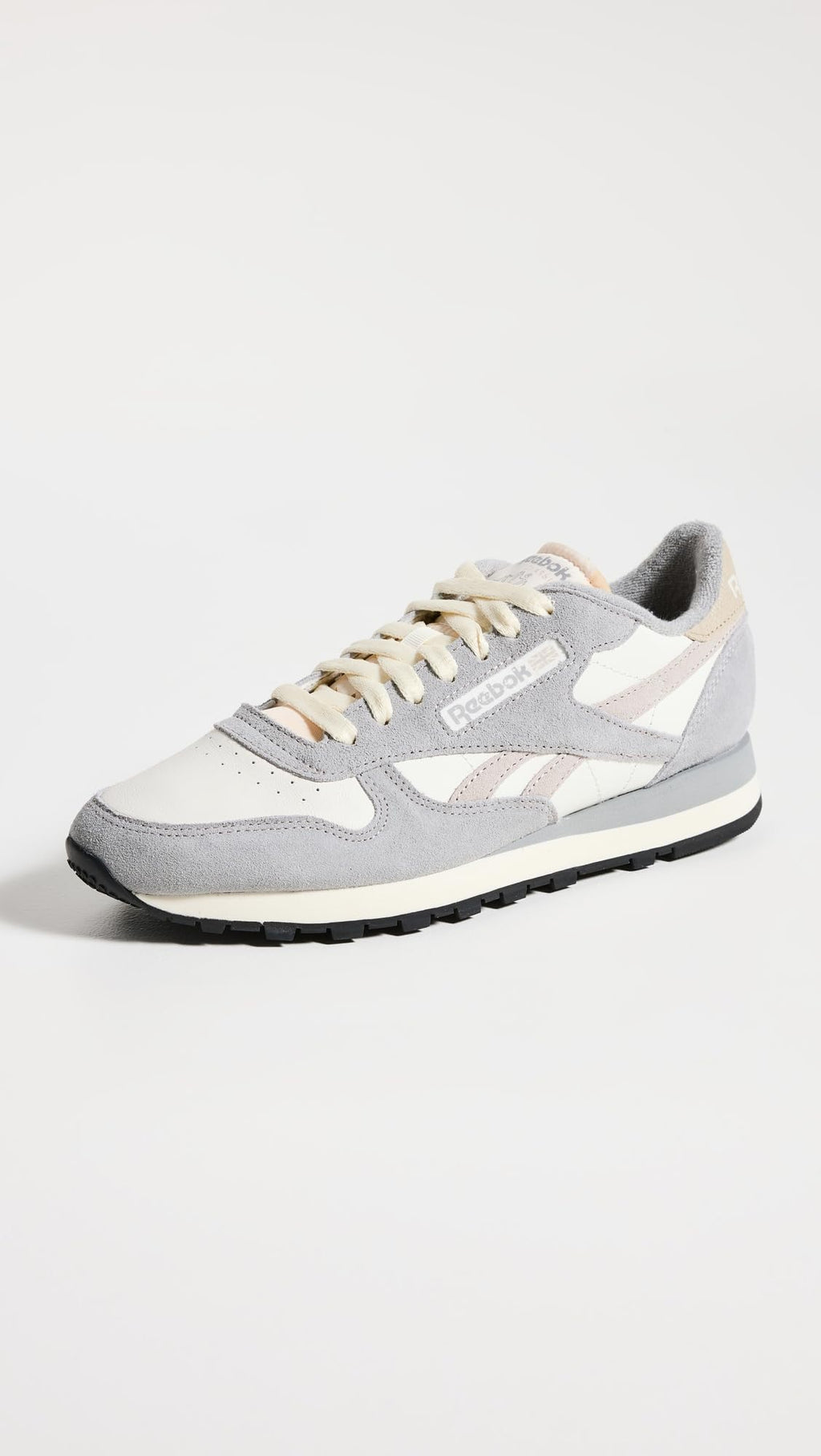 Reebok Unisex Classic Leather Sneaker, Chalk/Grey 3/Moonstone, 9 Women/7.5 Men