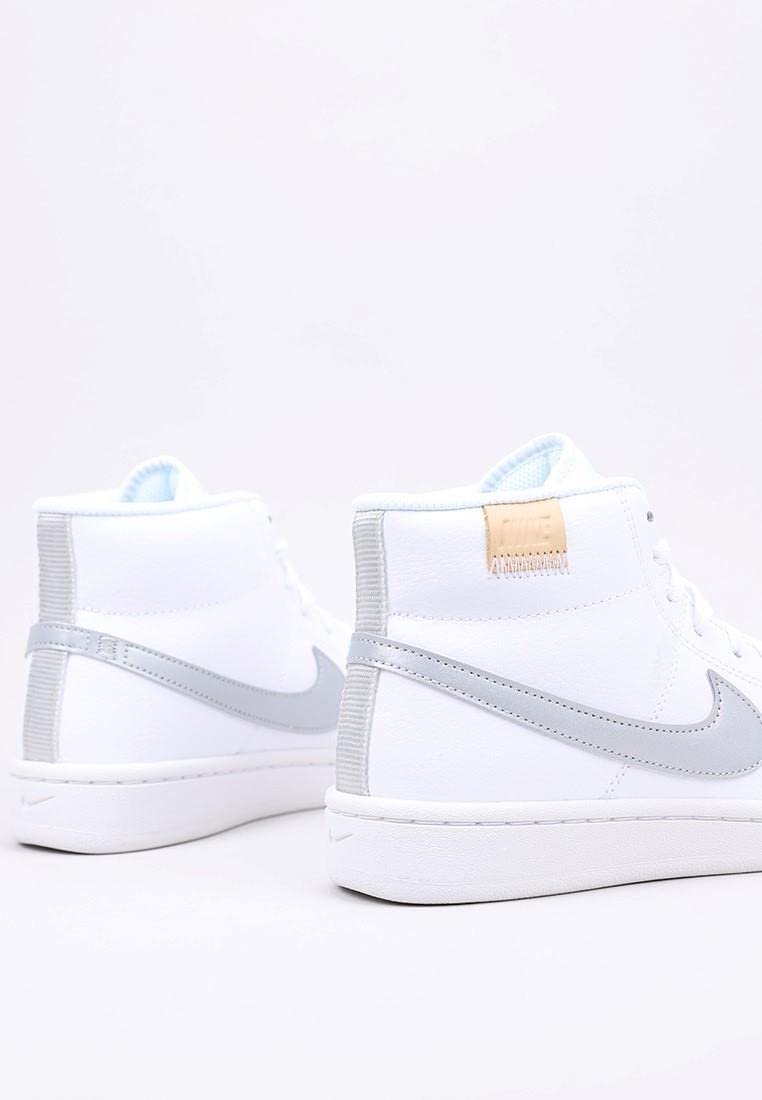 Nike Women's Court Royale 2 Mid Sneaker, white, 7.5 AU