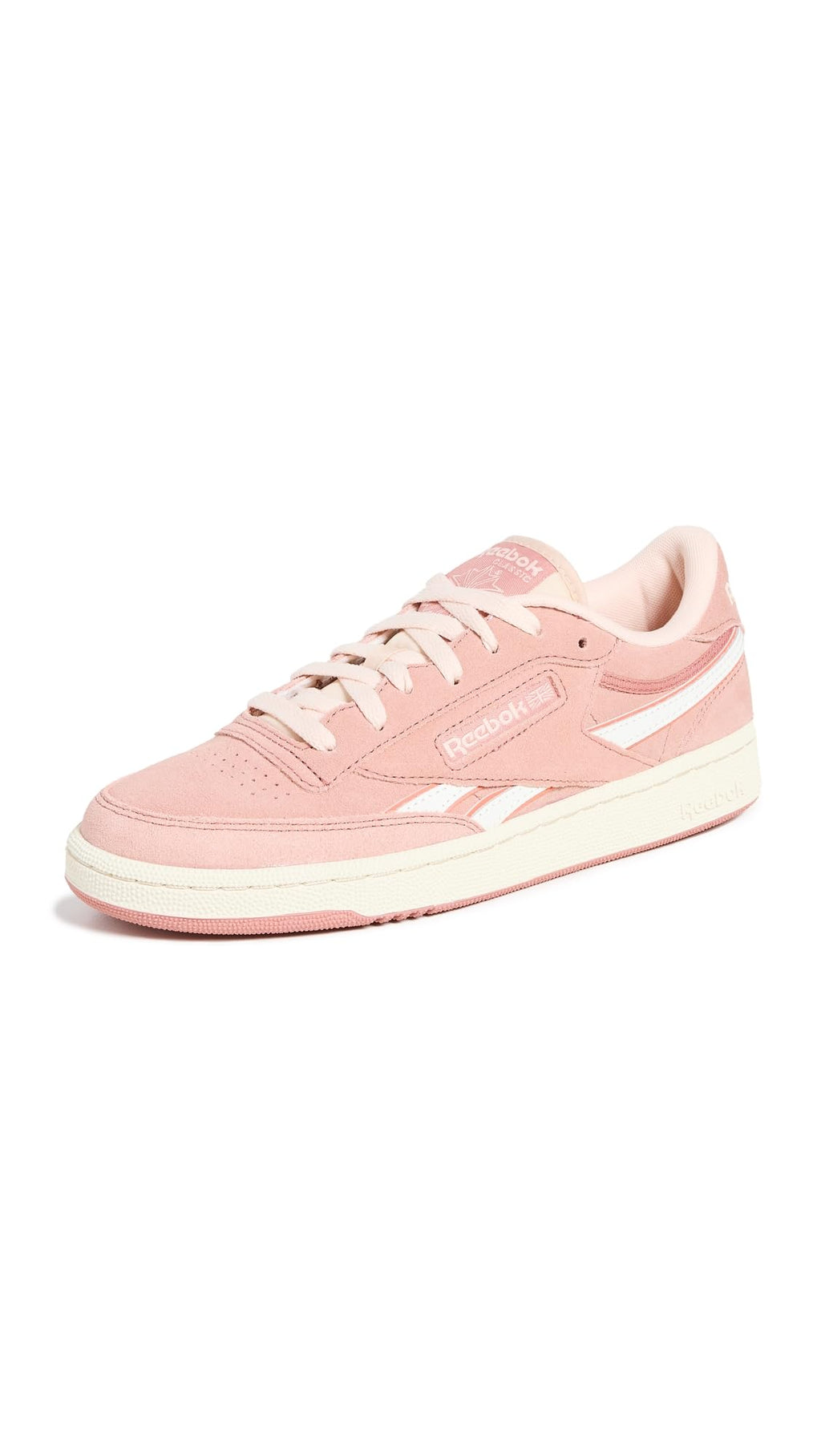 Reebok Women's Club C Revenge Sneaker, Pink Clay/Pink Clay/Chalk, Size 8