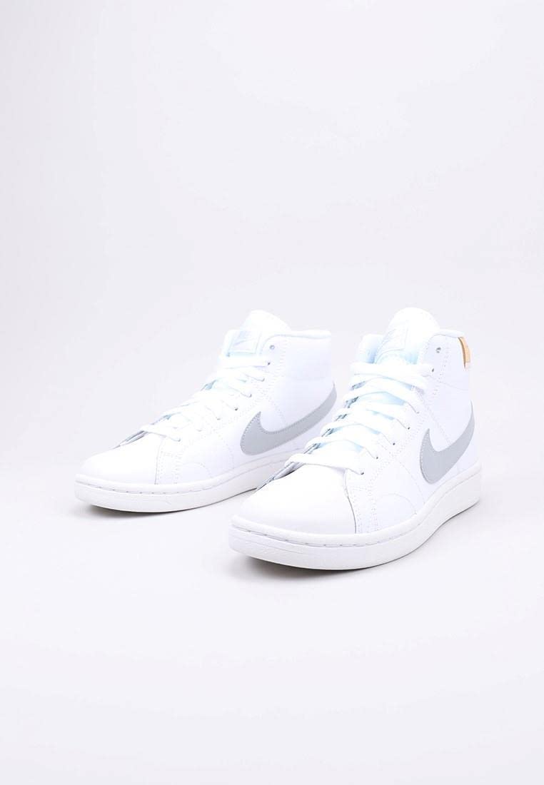 Nike Women's Court Royale 2 Mid Sneaker, white, 7.5 AU