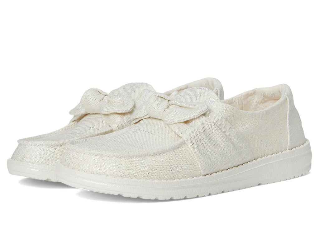 Hey Dude Women's Wendy Bow Shimmer Loafer