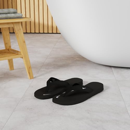 NIKE Women's Celso Thong, Black/White, 10