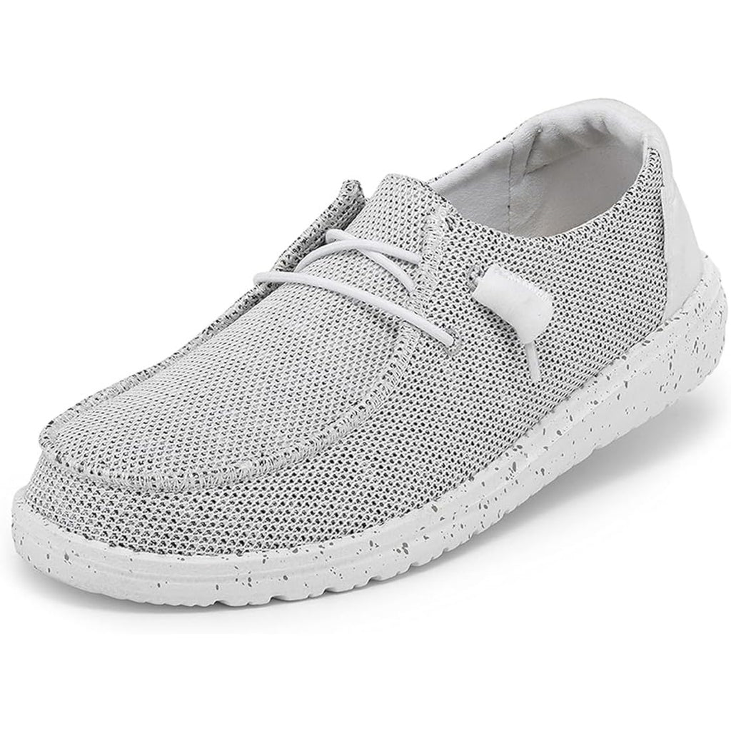 Hey Dude Women's Wendy Chambray | Women's Shoes | Women's Lace Up Loafers | Comfortable & Light-Weight