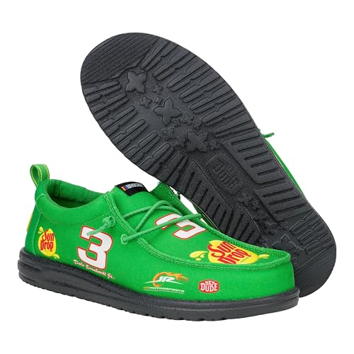 HEYDUDE X NASCAR, Men's Slip-on Loafers, Comfortable & Light-Weight