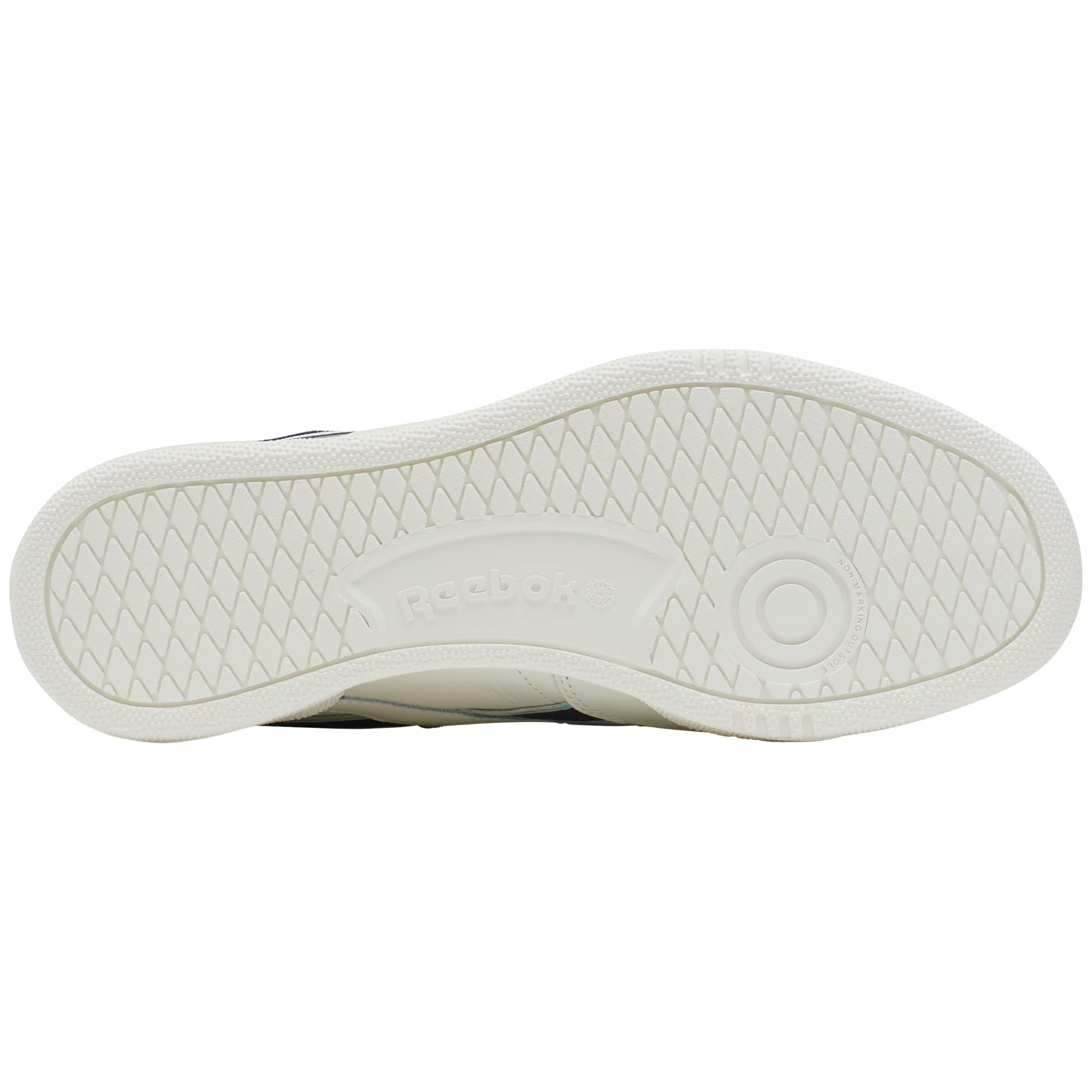 Reebok Men's Club C Revenge Shoes, Chalk/Vector Navy/Cyber Mint, 13