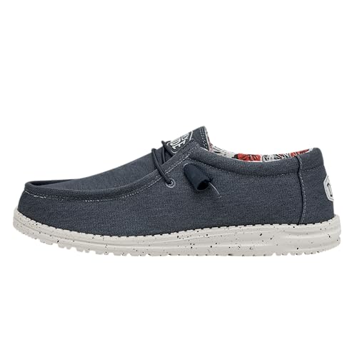 Hey Dude Men's Wally Stretch | Men's Loafers | Comfortable & Light-Weight