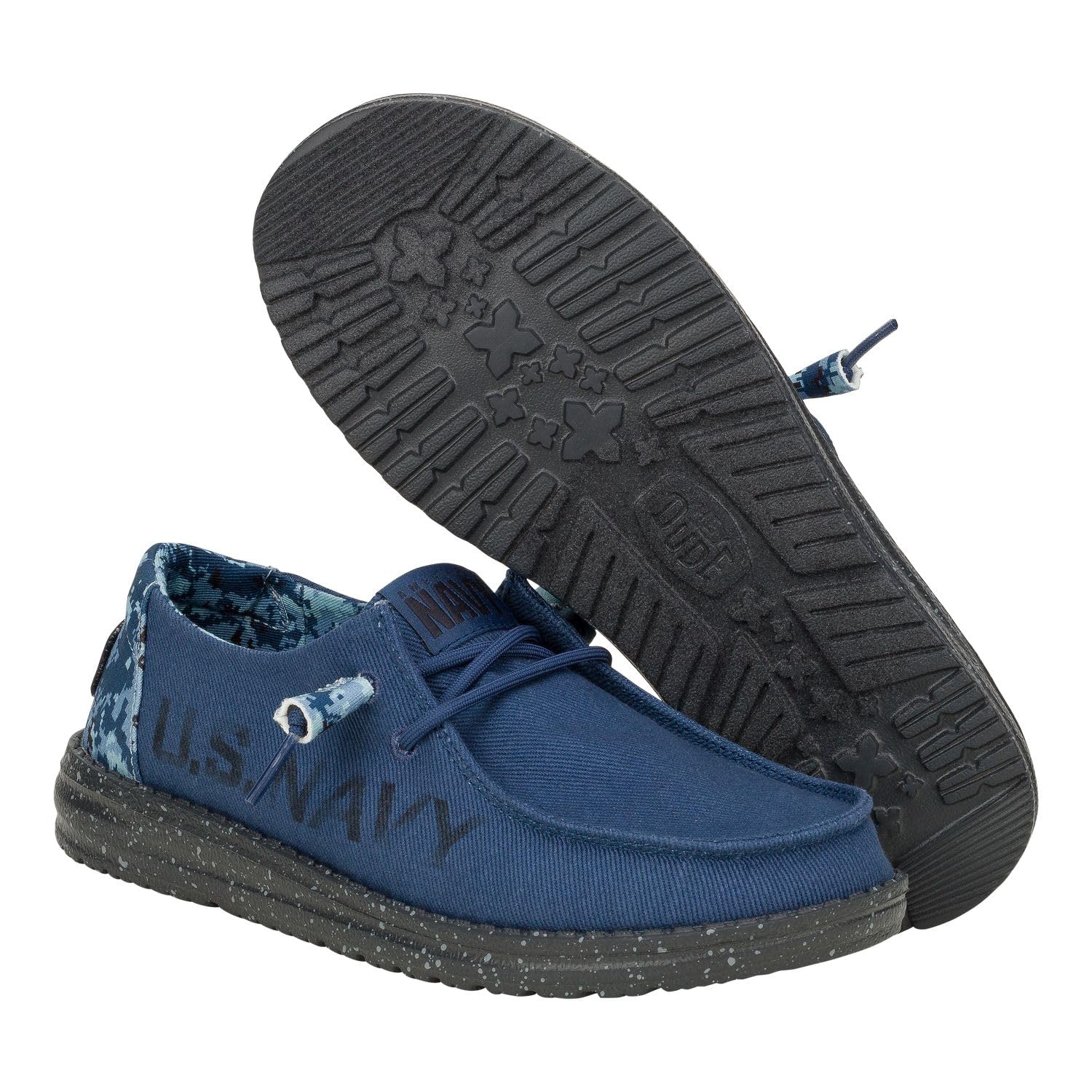 Hey Dude Wendy US Armed Forces, Navy, Army, Women’s Shoes, Women’s Slip-on Loafers, Comfortable & Light-Weight