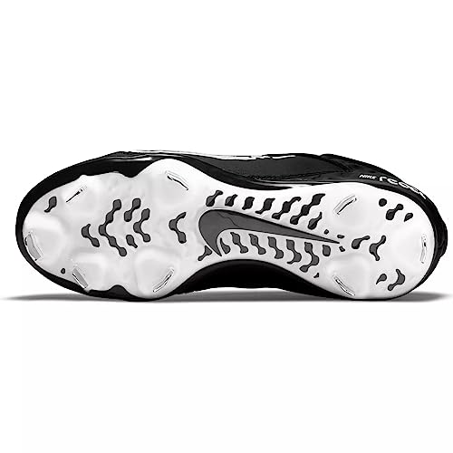 Nike Women's Hyperdiamond 4 Elite Softball Cleats (7 US, Black/Dark Smoke Grey/Wolf Grey/White)