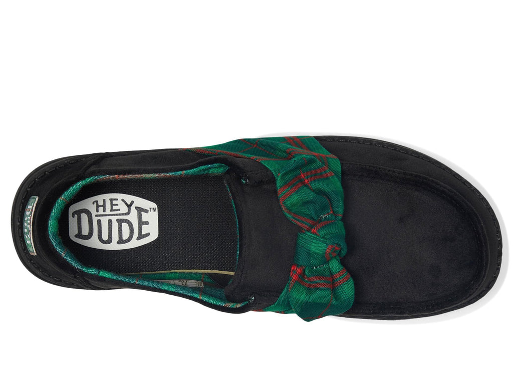 HEYDUDE Women's Wendy Bow Tartan Plaid Loafer