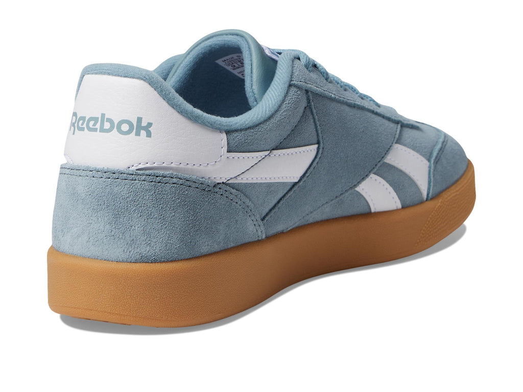 Reebok Unisex Smash Edge Sneaker, Soft Slate/White/Gum, 12 Women/10.5 Men