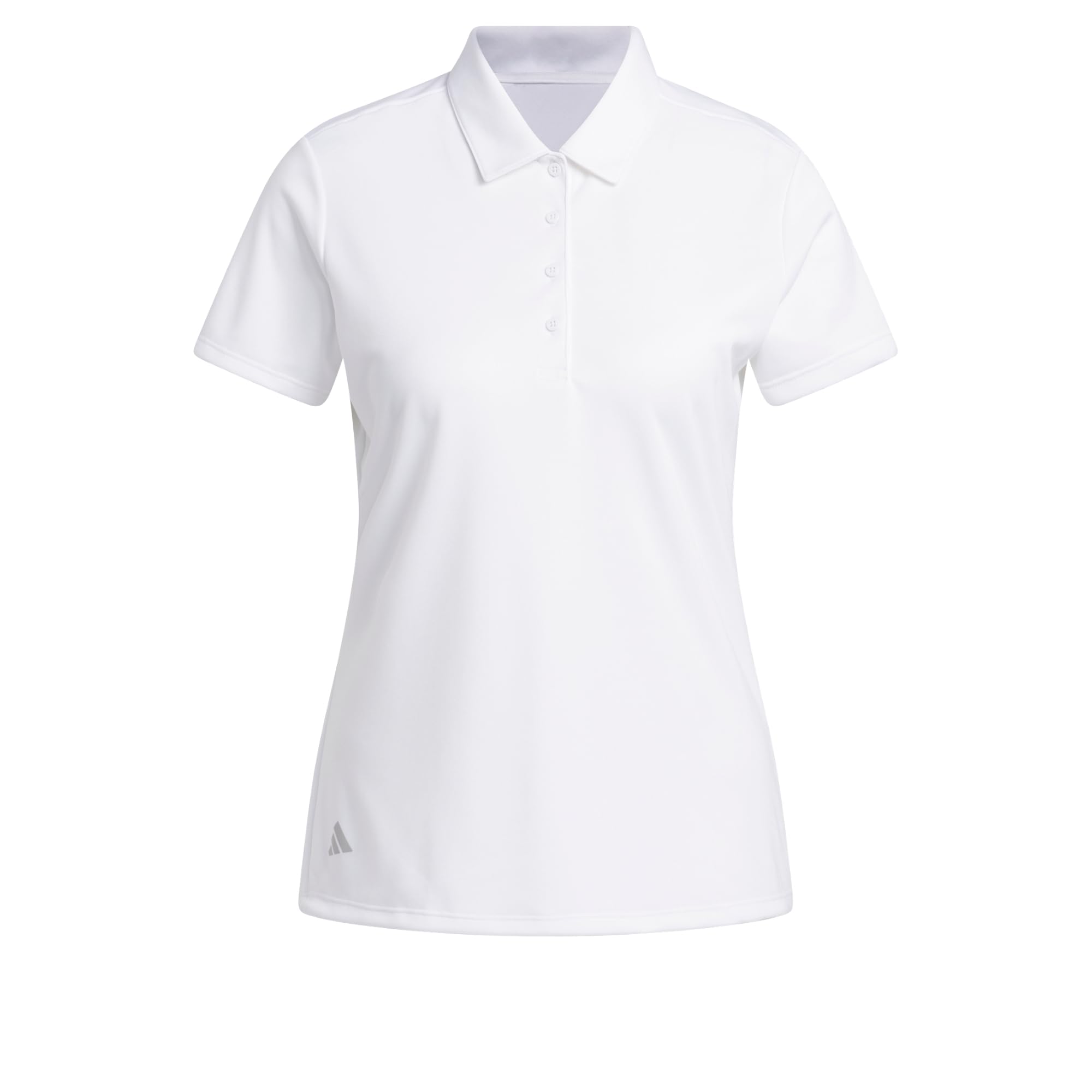 adidas Women's Solid Performance Short Sleeve Polo Shirt