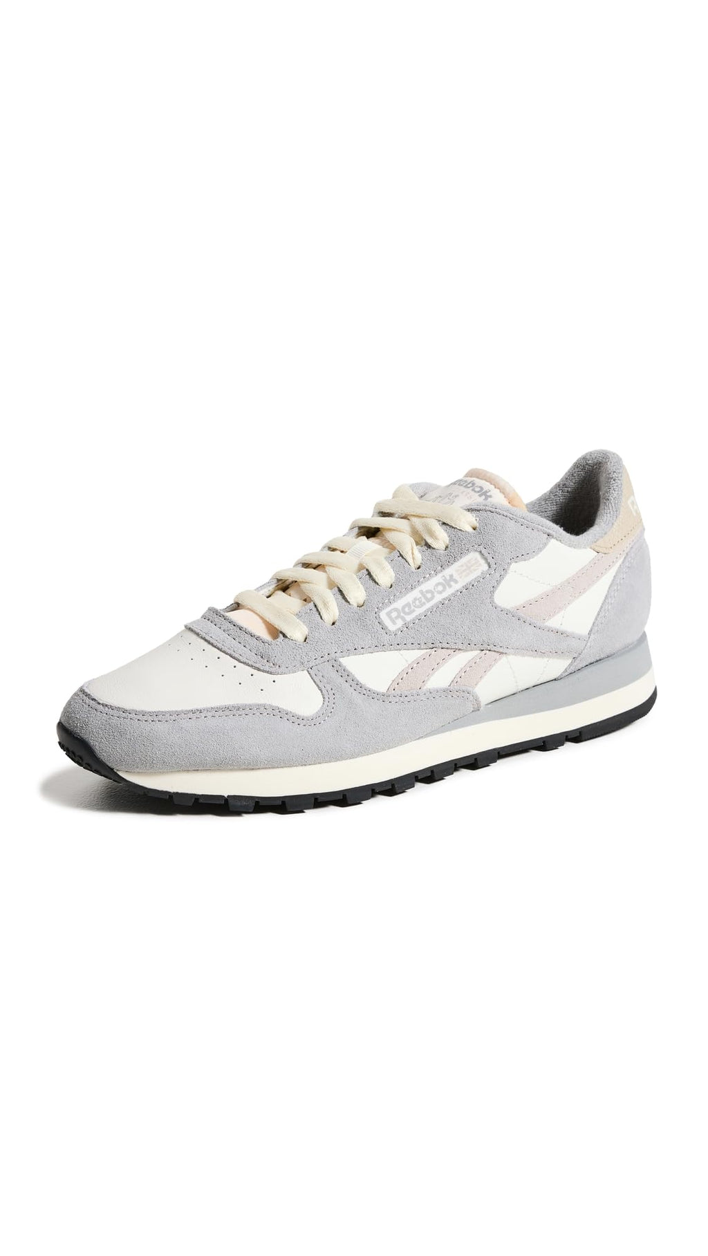 Reebok Unisex Classic Leather Sneaker, Chalk/Grey 3/Moonstone, 11 Women/9.5 Men