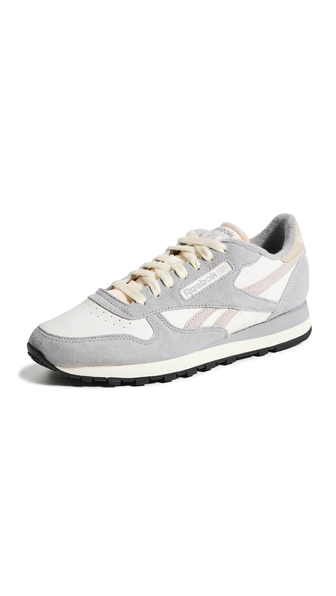 Reebok Unisex Classic Leather Sneaker, Chalk/Grey 3/Moonstone, 11 Women/9.5 Men