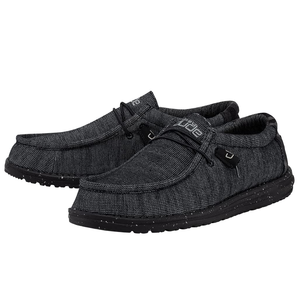 Hey Dude Men's Wally Stretch | Men's Loafers | Comfortable & Light-Weight