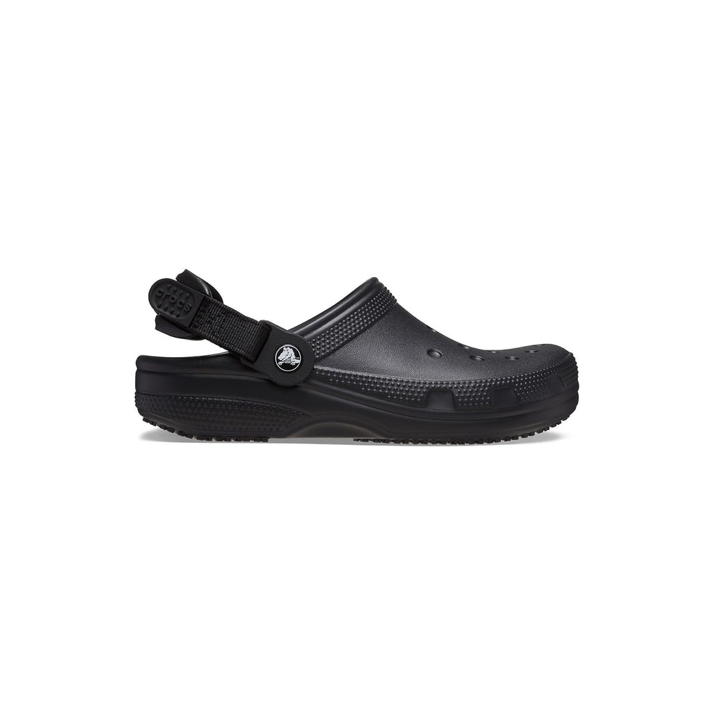 Crocs Unisex-Adult Classic Work Clogs, Adjustable Slip Resistant Work Shoes with Hole-Free Construction