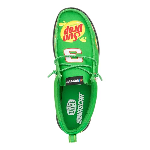 HEYDUDE X NASCAR, Men's Slip-on Loafers, Comfortable & Light-Weight
