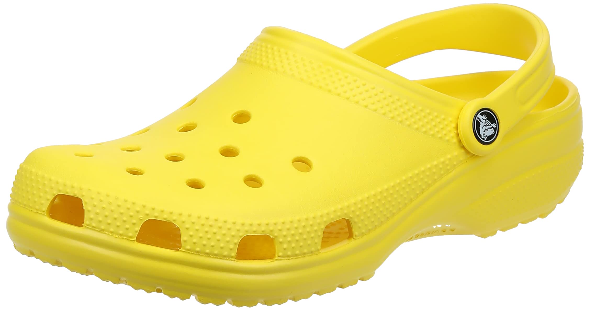 Crocs Unisex-Child Classic Clogs, Lemon, 5 Toddler